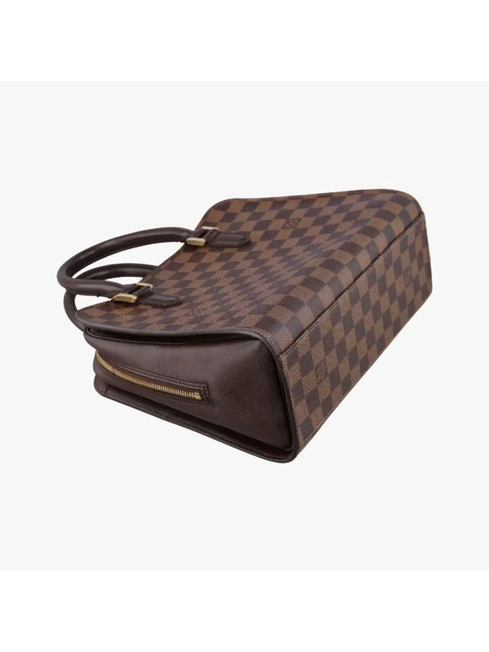 Louis Vuitton Triana Ebene Damier Canvas Handbag
